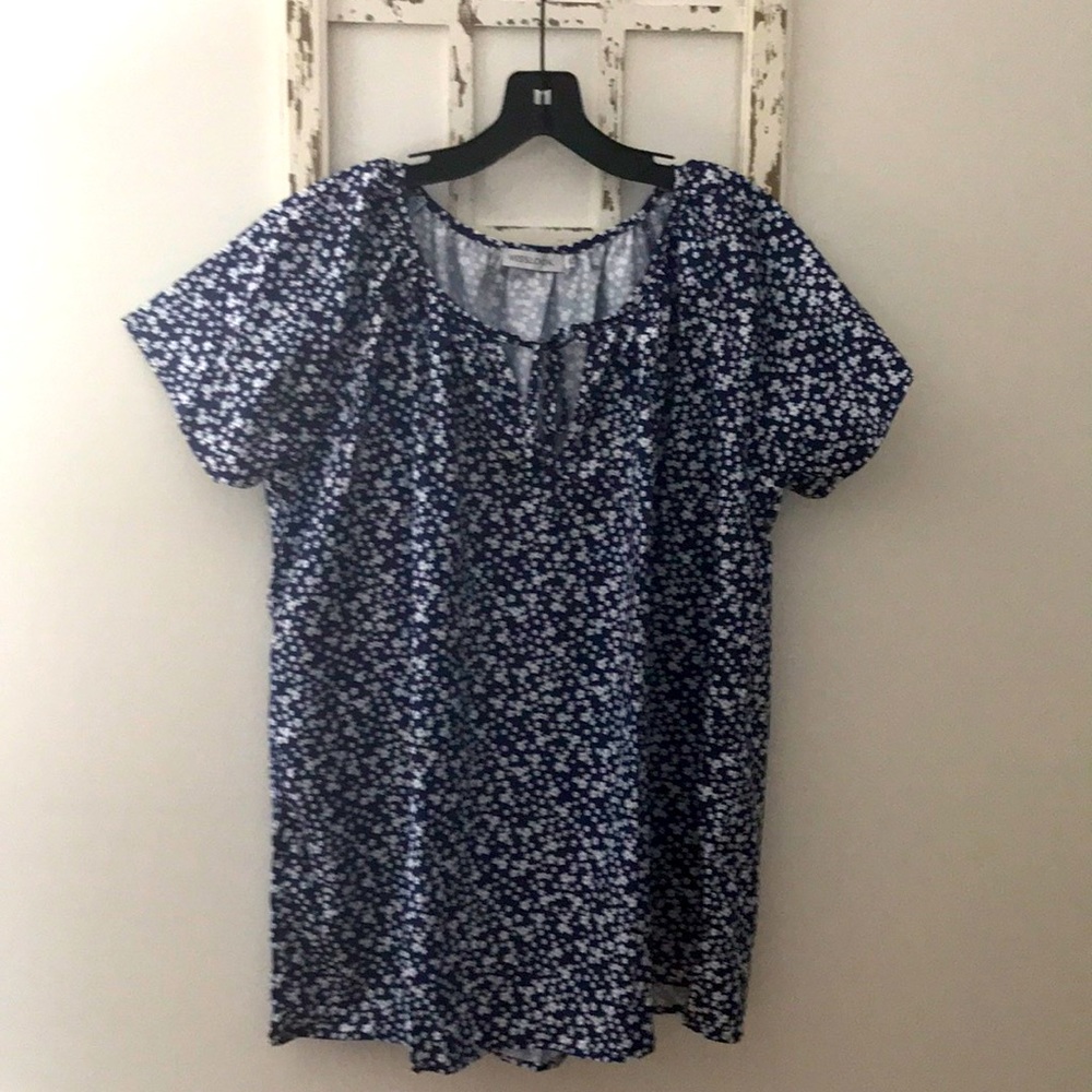 Peasant Style Short Sleeve Top